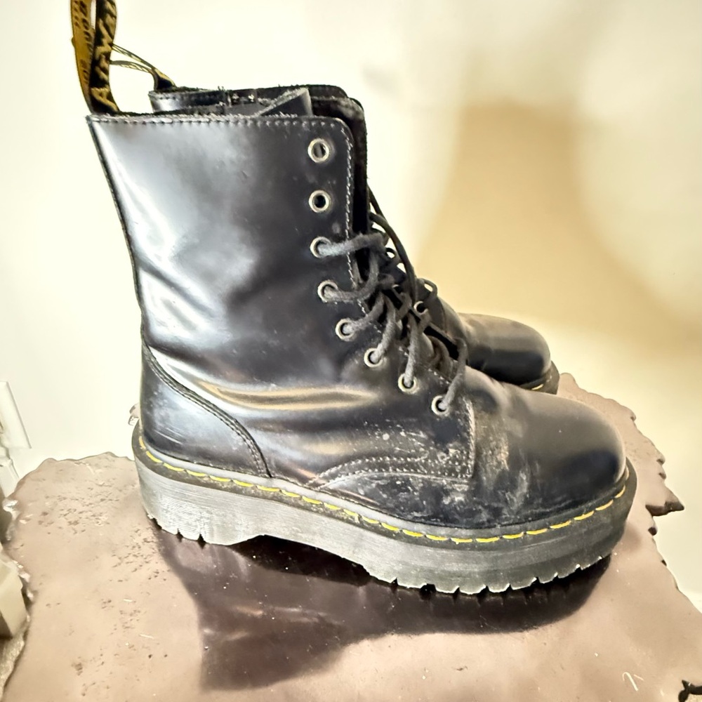 Dr. Martens Black Jadon Boots - Picture 2 of 4